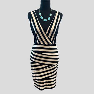 Black and white Jersey sleeveless dress